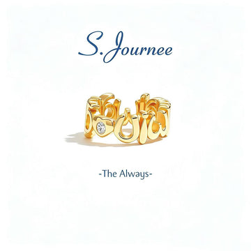The Always Pendant Necklace in gold front view