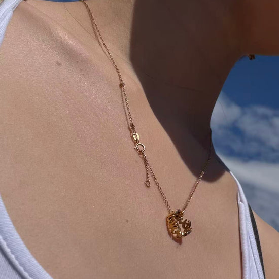 The Always Pendant Necklace in silver front view